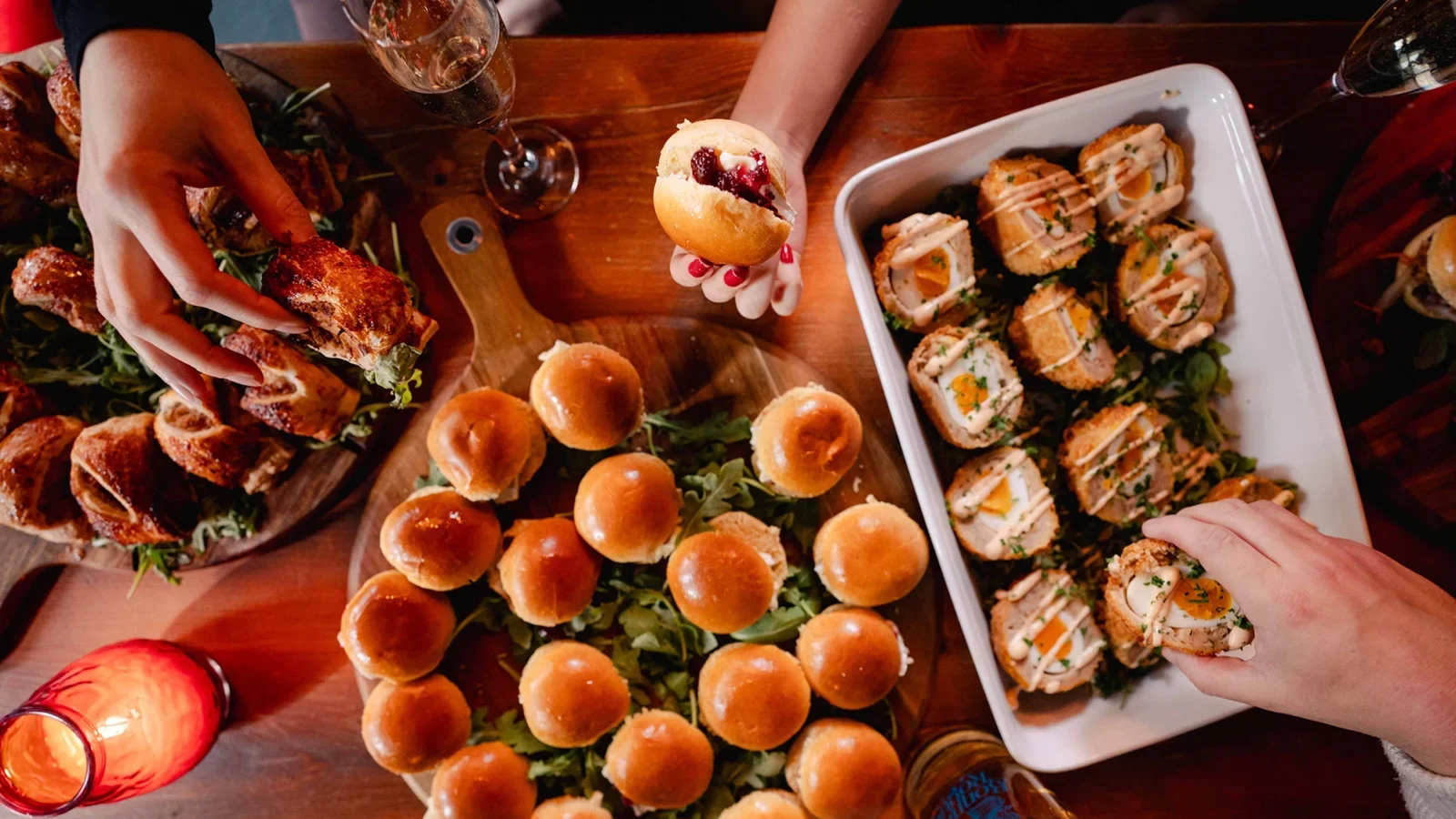 Buffet and food packages for christmas parties in Bristol City Center