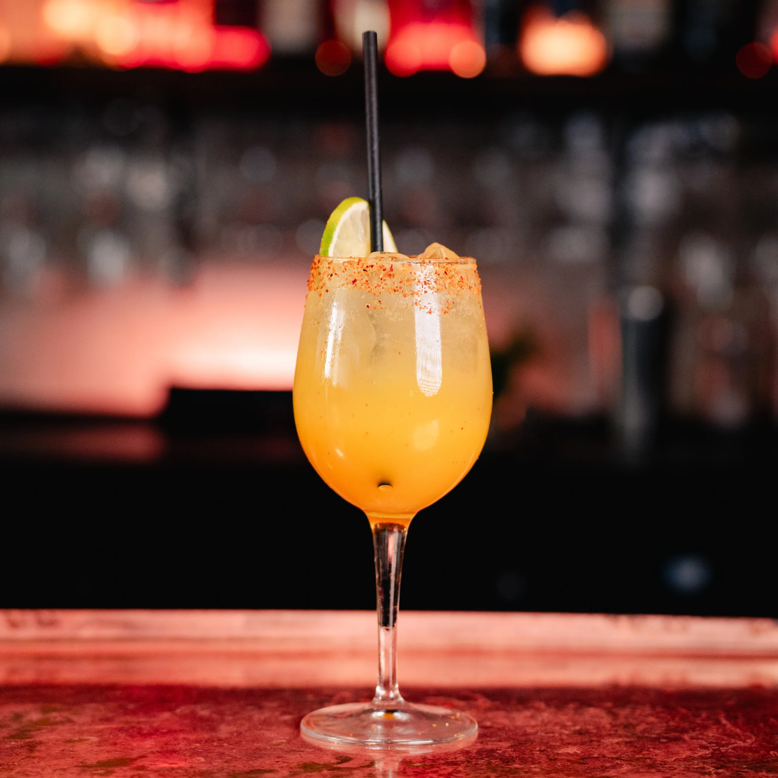 Spicy Mango Spritz at Bonnie Rogues Bristol