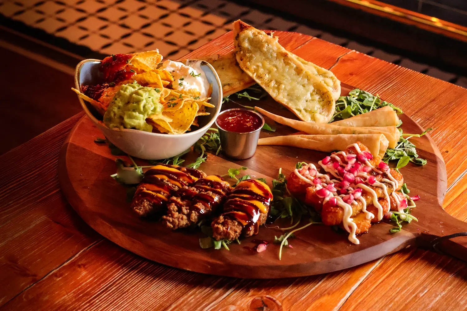 Sharing Food and Burgers in Kingston