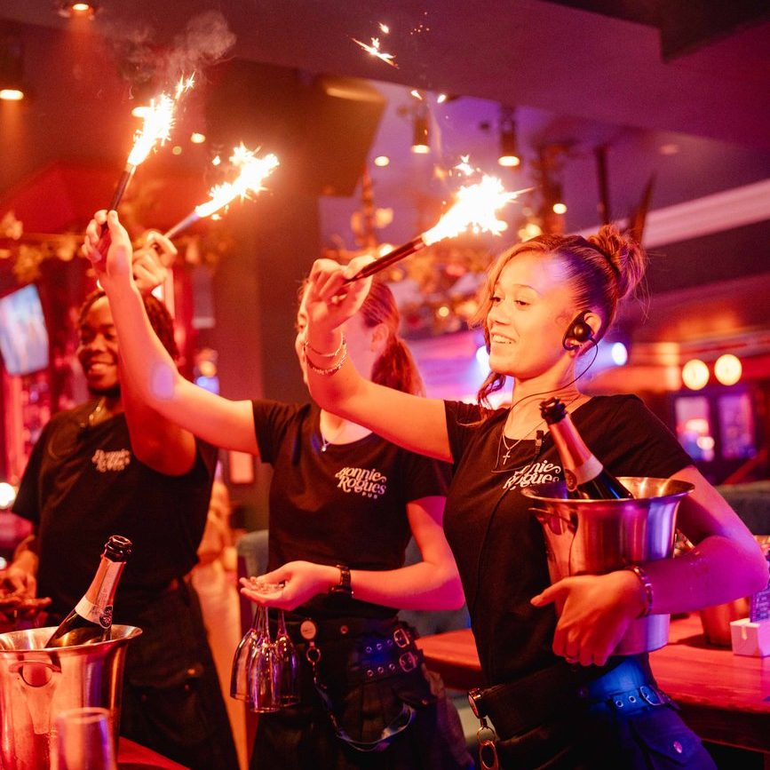 Prosecco and Champagne Bottle Service at Bonnie Rogues Bristol