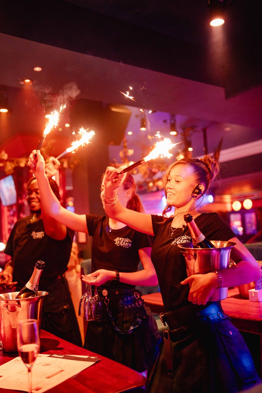 Prosecco and Champagne Bottle Service at Bonnie Rogues Bristol