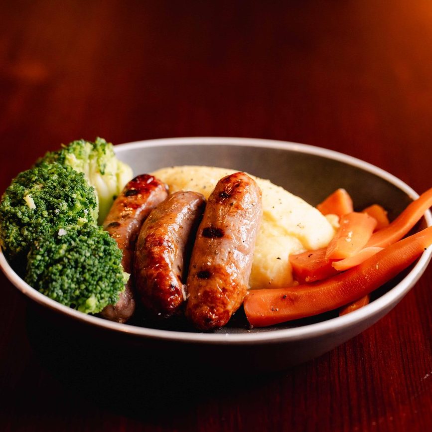 Pub Classics, Sausage & Mash, Fish & Chips in Bonnie Rogues Bristol