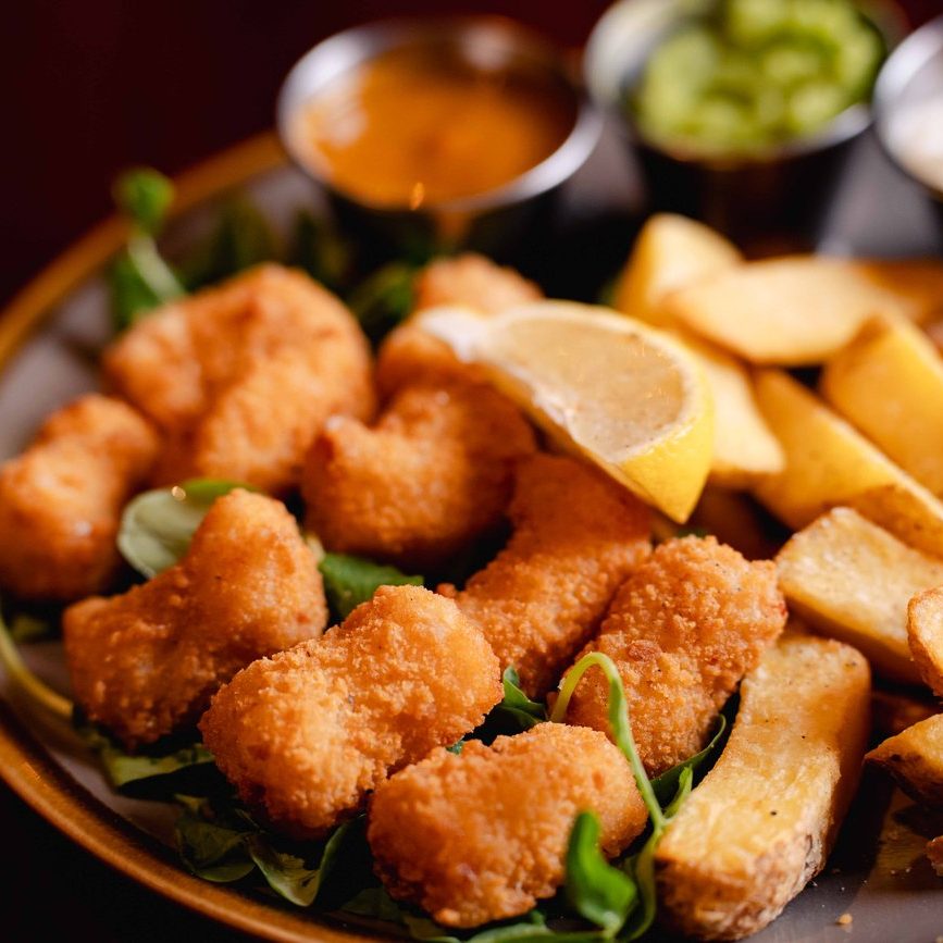 Scampi & Chips and Fish & Chips