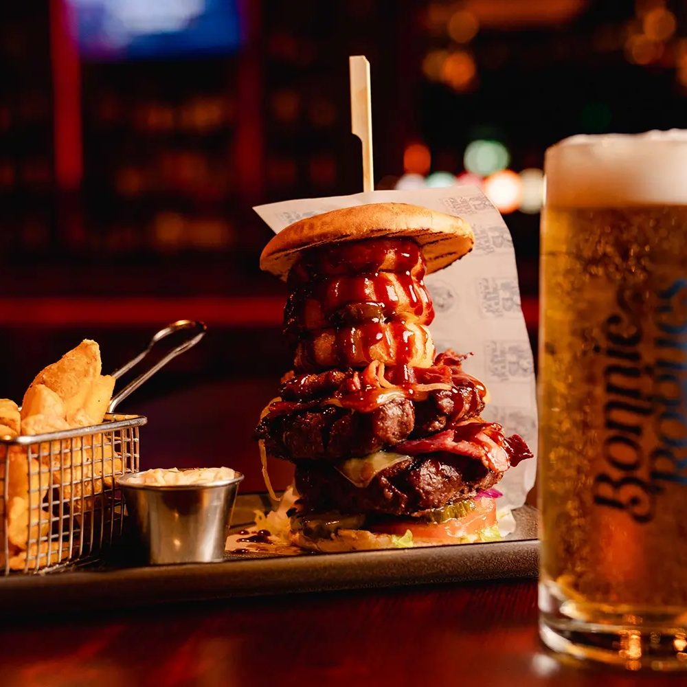 Amazing Rogue Burger in Bonnie Rogues Swansea
